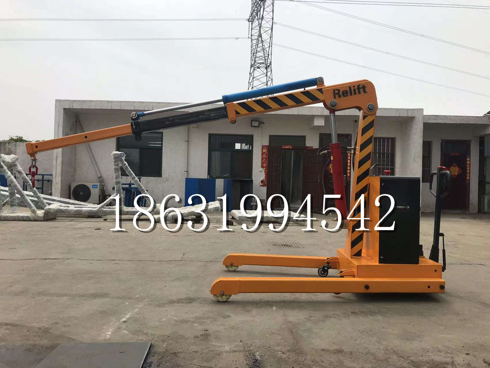 长岭县久征定做3吨三轮随车吊 农用园林绿化移树吊 平板工程用小吊机